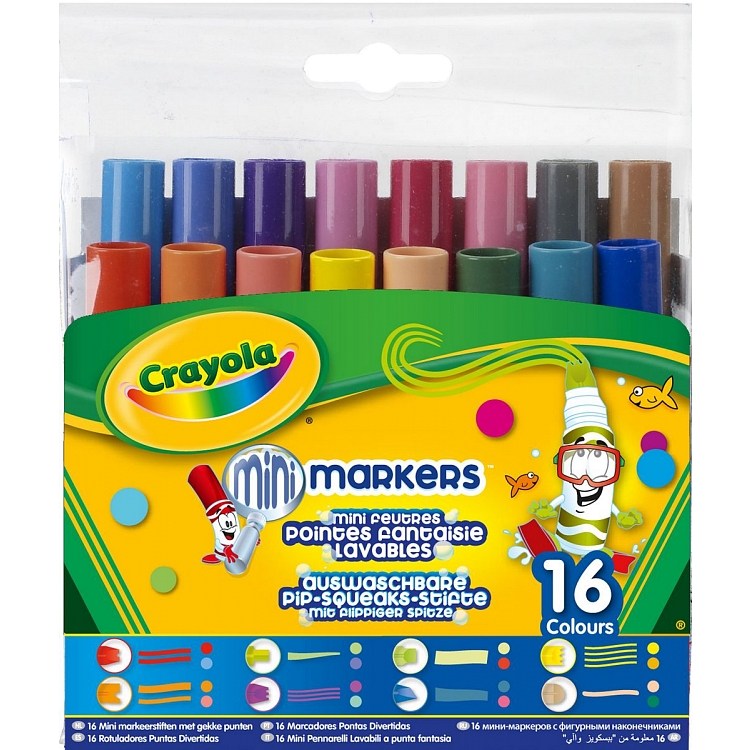 Crayola, markery pipsqueaks, 16 szt.